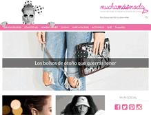 Tablet Screenshot of muchamasmoda.com